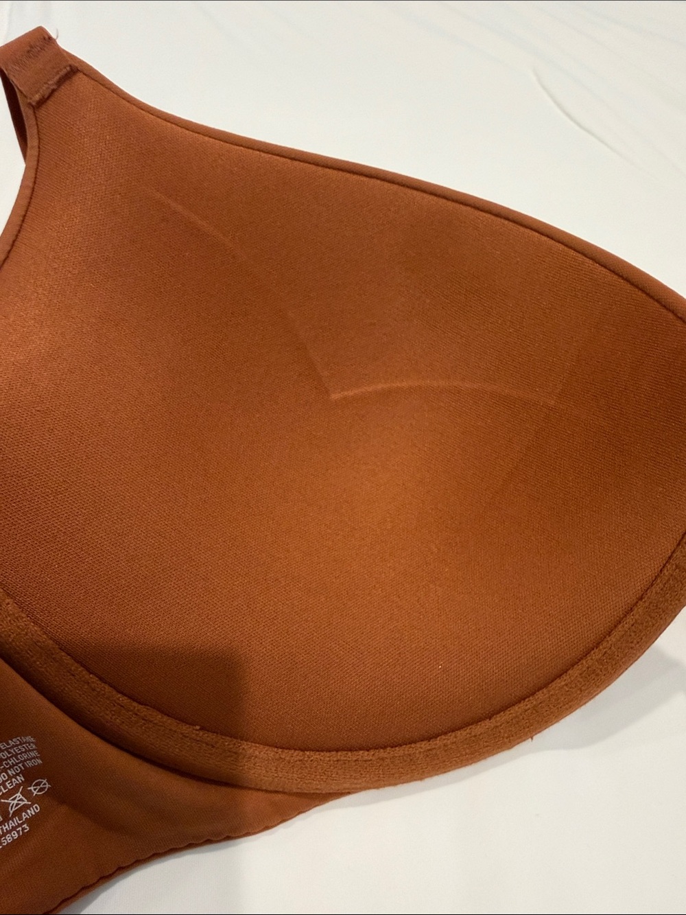 SKIMS Molded T-Shirt Bra in Rust - Picture 4 of 4